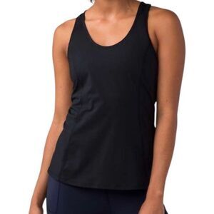 Size 2 Lululemon Goal Crusher Tank Stripe Black